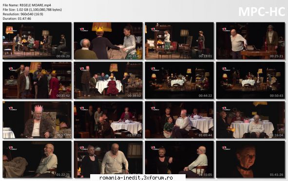 Festivalul National de Teatru '2020 (Teatru) - 15.REGELE MOARE de Eug�ne - Teatru rom�nesc - Romanian Theater