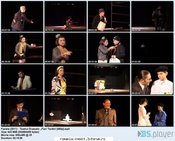 Fiarele(Teatrul Dramatic Fani Tardini) - FIARELE De: Virgil Tănase - Teatru rom�nesc - Romanian Theater