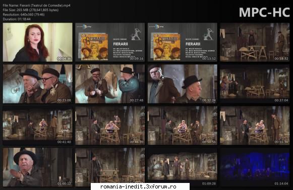 Fierarii (Teatrul de Comedie) - Distribuție: Maia Morgenstern - Teatru rom�nesc - Romanian Theater