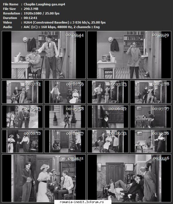 Filme mute (Comedii) - Chaplin Laughing gas - Filme clasice - Old Movies