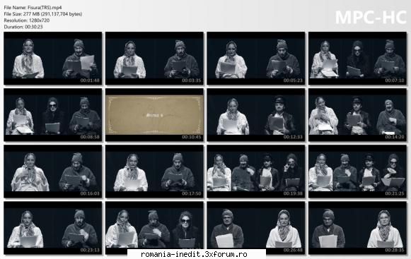 Fisura(Teatrul Radu Stanca) - Spectacol lectura cu Arina Ioana Trif - Teatru rom�nesc - Romanian Theater