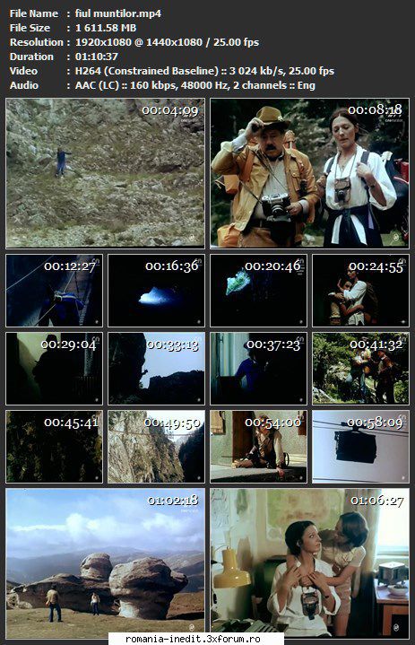 Fiul muntilor (1981) - sasadoru - Filme rom�nesti - Romanian Movies