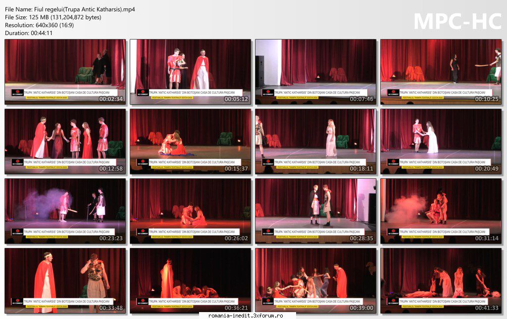 Fiul regelui(Trupa Antic Katharsis) - bgl23 - Teatru rom�nesc - Romanian Theater
