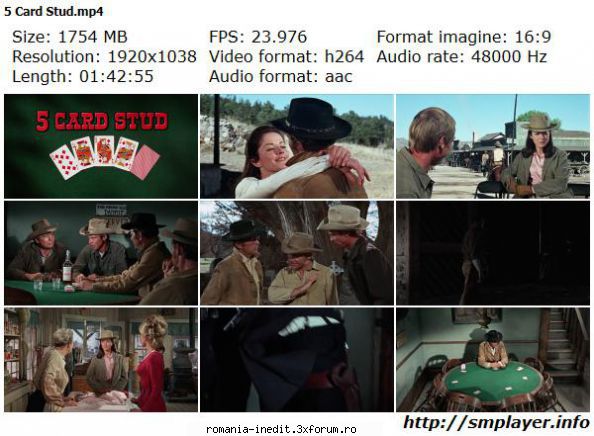 Five Card Stud (1968) - 5 Card Stud (1968) Audio / Engleza Subtitrare / - Filme clasice - Old Movies