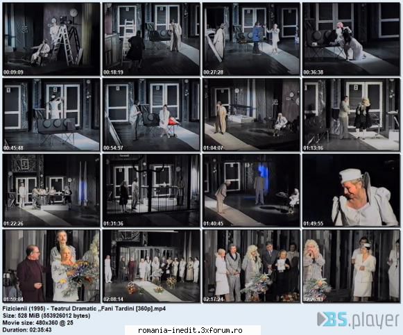 Fizicienii(Teatrul Dramatic Fani Tardini) - FIZICIENII De: Friedrich - Teatru rom�nesc - Romanian Theater
