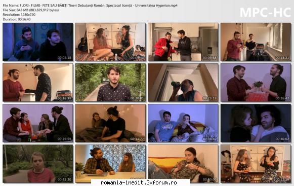 Flori fete filme sau baieti (Universitatea Hyperion) - De: Mimi Brăn - Teatru rom�nesc - Romanian Theater