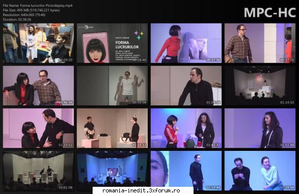 Forma lucrurilor(Teatrul de Comedie) - Distribuție: Anca Dumitra - Teatru rom�nesc - Romanian Theater