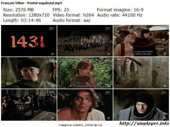 Francois Villon - Poetul vagabond (1987) - Fran�ois Villon - Poetul - Filme rom�nesti - Romanian Movies