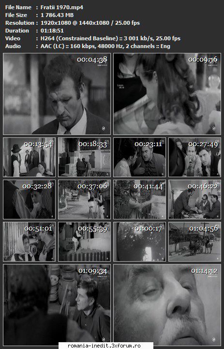 Fratii (1970) - sasadoru - Filme rom�nesti - Romanian Movies