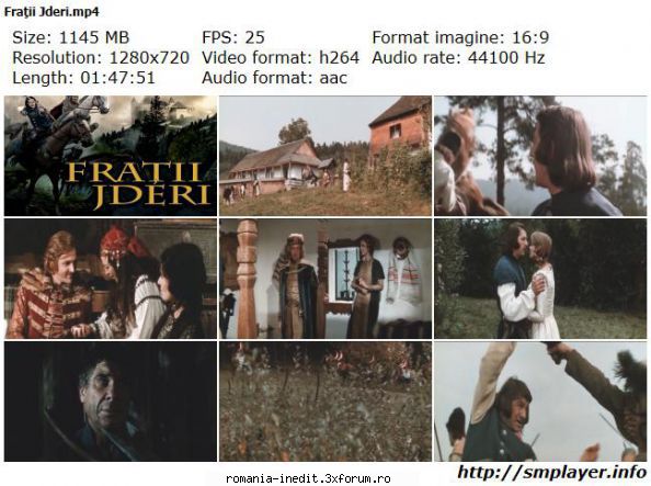 Fratii Jderi (1973) - Fratii Jderi (1973) The Jderi Brothers Multumiri - Filme rom�nesti - Romanian Movies