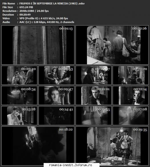 Frumos e in septembrie la Venetia (1983) - Frumos e in septembrie la - Filme rom�nesti - Romanian Movies