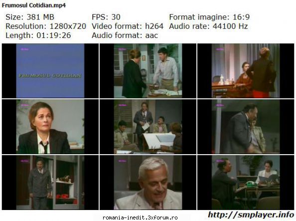 Frumosul cotidian (1985) (Teatru) - Frumosul cotidian (1985) - Teatru rom�nesc - Romanian Theater