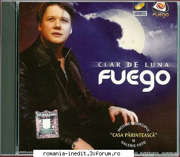 Fuego Paul Surugiu-Discografie - FUEGO-CLAR DE LUNA 1.CLAR DE - Albume MP3 romanesti - Romanian MP3 albums