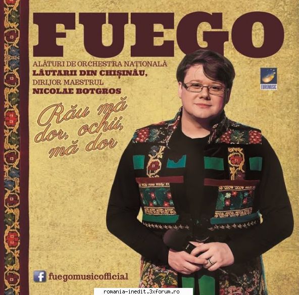Fuego Paul Surugiu-Discografie - FUEGO-RAU MA DOR OCHII MA DOR - Albume MP3 romanesti - Romanian MP3 albums