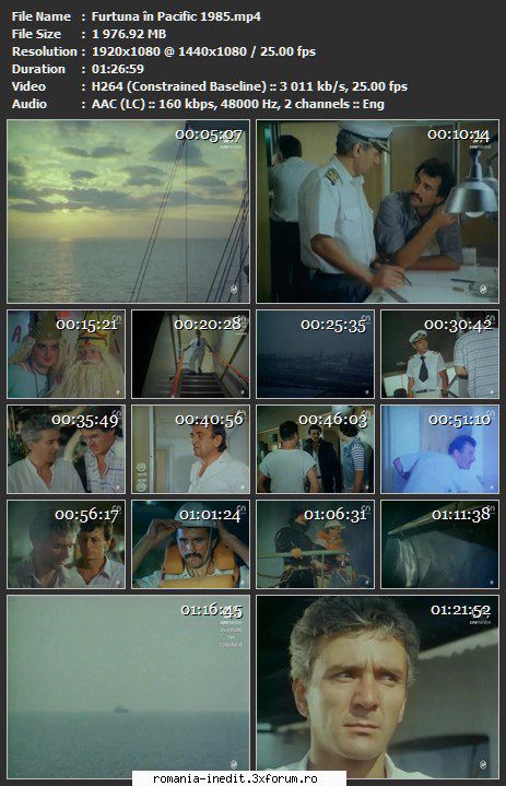 Furtuna in Pacific (1986) - sasadoru - Filme rom�nesti - Romanian Movies