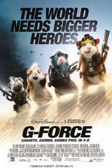 G-Force (2009) - DVDRIP | English | 1h 20 min | 700 MB | 720 x 326 - Filme - Movies