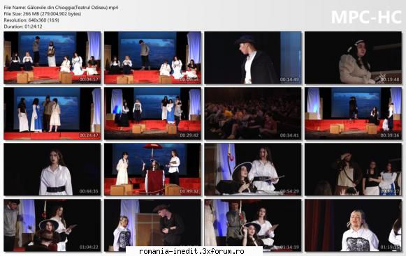 G�lcevile din Chioggia(Teatrul Odiseu) - bgl23 - Teatru rom�nesc - Romanian Theater