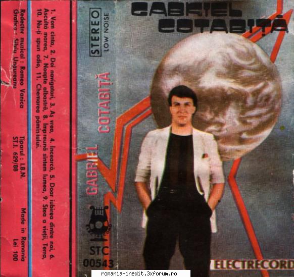 Gabriel Cotabita (discografie) - 1988 - Gabriel Cotabita - Albume MP3 romanesti - Romanian MP3 albums