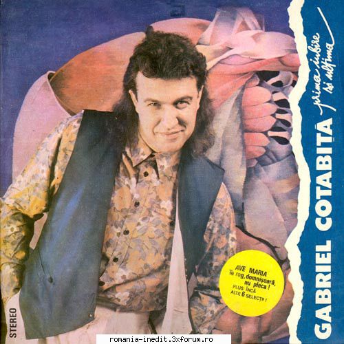 Gabriel Cotabita (discografie) - 1991 - Gabriel Cotabita - Prima - Albume MP3 romanesti - Romanian MP3 albums
