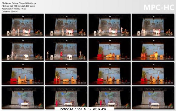 Gaitele (Teatrul Qfeel) - bgl23 - Teatru rom�nesc - Romanian Theater