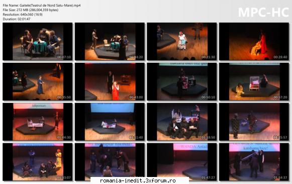 Gaitele(Teatrul de Nord Satu-Mare) - bgl23 - Teatru rom�nesc - Romanian Theater