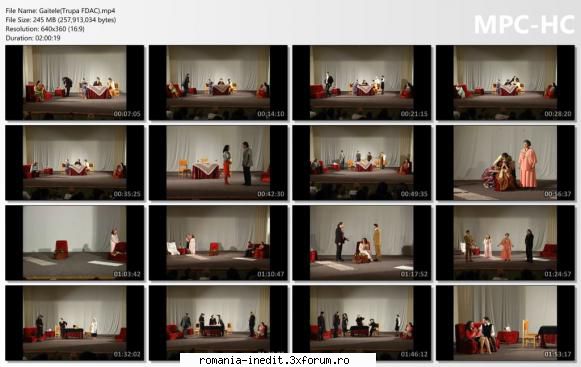 Gaitele(Trupa FDAC) - bgl23 - Teatru rom�nesc - Romanian Theater