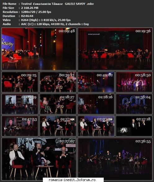 Galele Savoy (Teatrul Constantin Tănase ) (2022) - sasadoru - Teatru rom�nesc - Romanian Theater