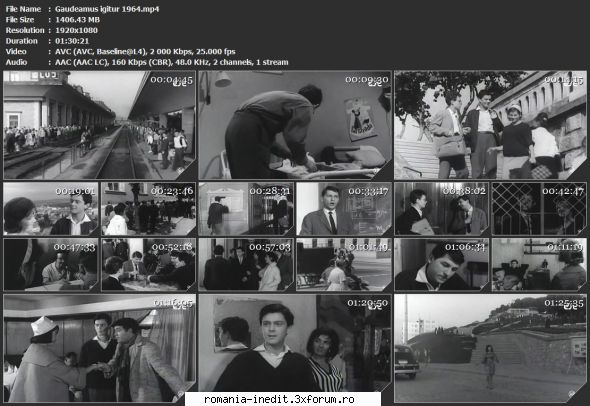 Gaudeamus igitur (1965) - sasadoru - Filme rom�nesti - Romanian Movies