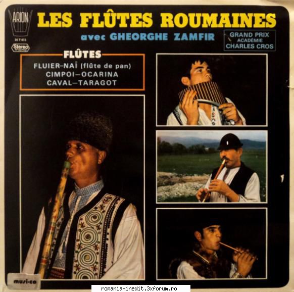 Gheorghe Zamfir � Discografie - Les fl�tes roumaines (Gheorghe - Muzica populara romaneasca - Romanian folk