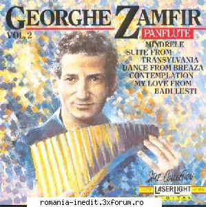 Gheorghe Zamfir � Discografie - Georghe Zamfir � Vol.2 - Muzica populara romaneasca - Romanian folk
