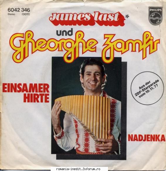 Gheorghe Zamfir � Discografie - James Last And Gheorghe Zamfir � - Muzica populara romaneasca - Romanian folk