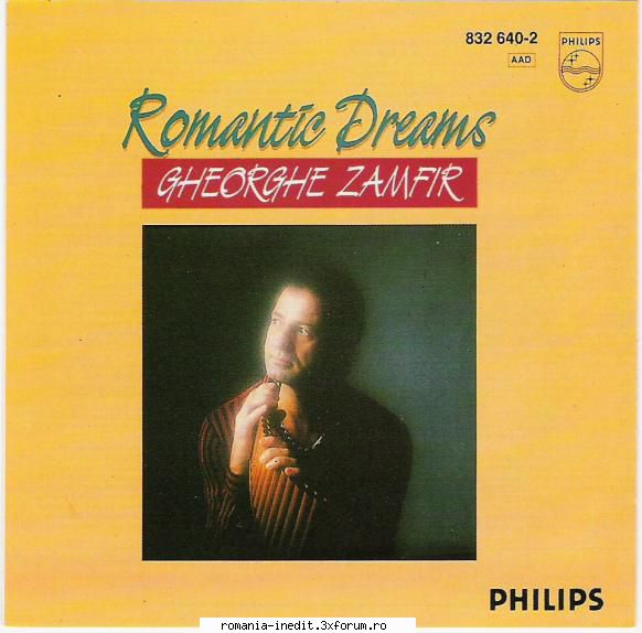 Gheorghe Zamfir � Discografie - Romantic Dreams (Philips - Muzica populara romaneasca - Romanian folk