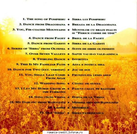 Gheorghe Zamfir � Discografie - Magic of the mountains (Disky - Muzica populara romaneasca - Romanian folk