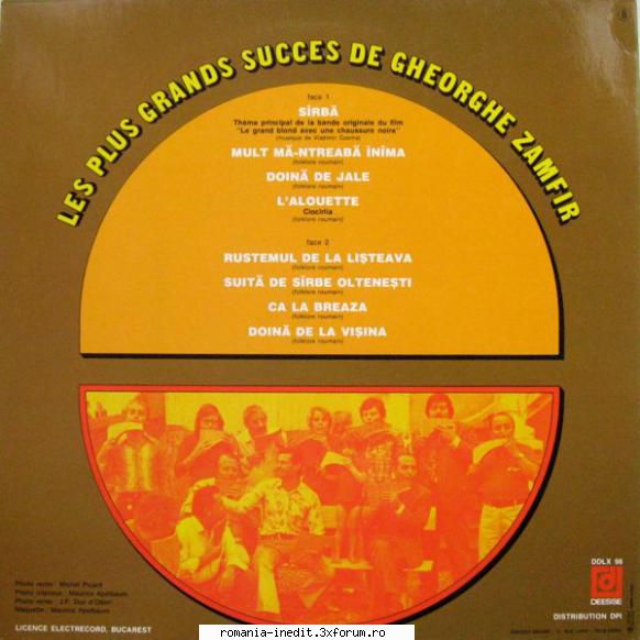 Gheorghe Zamfir � Discografie - Les plus grands succ�s de - Muzica populara romaneasca - Romanian folk