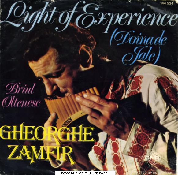 Gheorghe Zamfir � Discografie - The light Of experience (Doina - Muzica populara romaneasca - Romanian folk