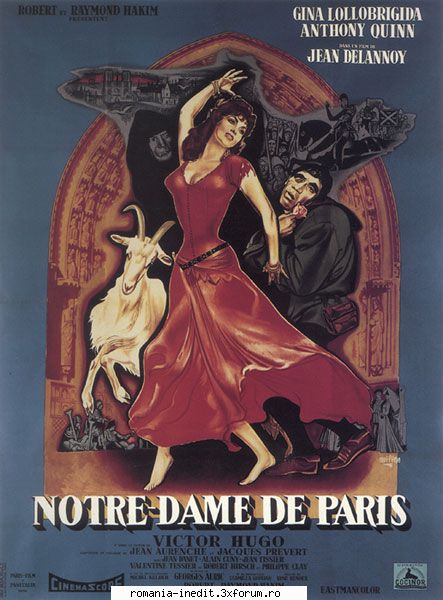 Gina Lollobrigida - Notre Dame de Paris Der Gloeckner von Notre Dame - Filme clasice - Old Movies