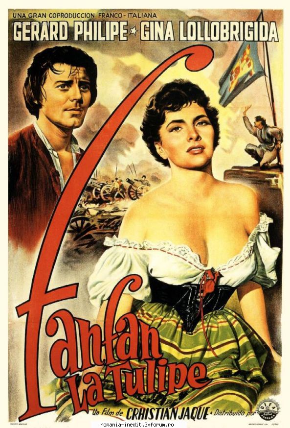 Gina Lollobrigida - Fanfan la Tulipe FanFan the Tulip Fanfan der - Filme clasice - Old Movies