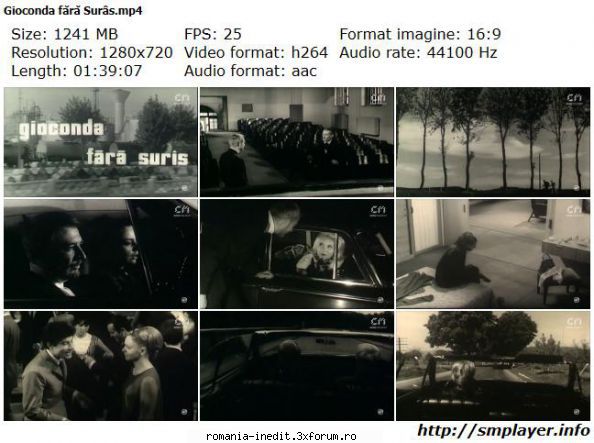 Gioconda fara suras (1967) - Gioconda fără Sur�s (1967) - Filme rom�nesti - Romanian Movies