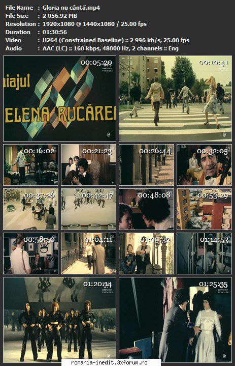Gloria nu cinta (1976) - sasadoru - Filme rom�nesti - Romanian Movies