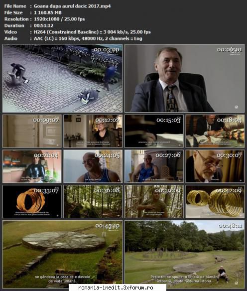 Goana dupa aurul dacic - sasadoru - Filme Documentare