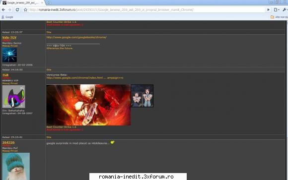 Google lansează astăzi propriul browser numit Chrome - bobesman - Off Topic