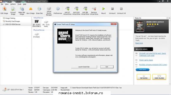 Grand Theft Auto IV 3xDVD5-GENTi - asa imi apare..apas lunch social club si nu se - Jocuri - Games
