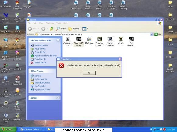 Gt legends (cel mai tare joc cu masini) - mie imi da o eroare cand dau pe joc dc?? - Jocuri - Games
