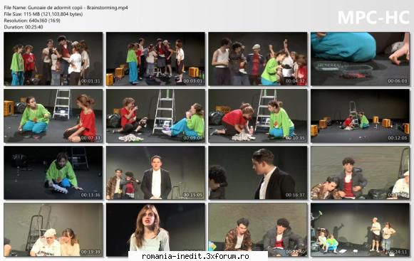 Gunoaie de adormit copii - Brainstorming - Coordonatori: Alexandru - Teatru rom�nesc - Romanian Theater