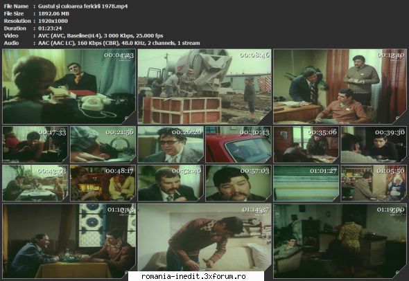 Gustul si culoarea fericirii (1978) - sasadoru - Filme rom�nesti - Romanian Movies