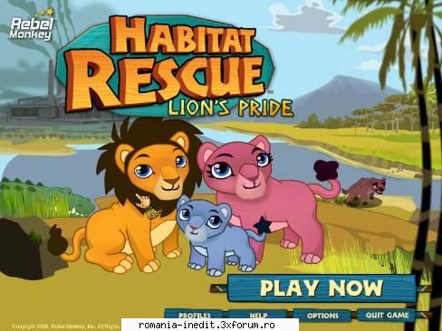 Habitat Rescue Lion�s Pride � PC Game - Habitat Rescue Lion�s Pride � - Jocuri pentru copii - Games for kids
