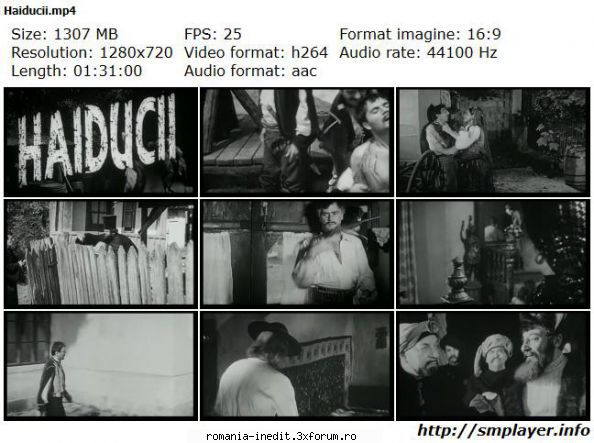 Haiducii (1966) - Haiducii (1966) The Outlaws Din ,,Colectia - Filme rom�nesti - Romanian Movies