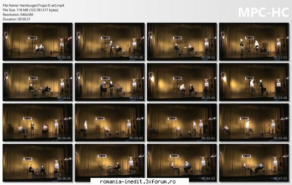 Hamburger(Trupa D-art) - bgl23 - Teatru rom�nesc - Romanian Theater