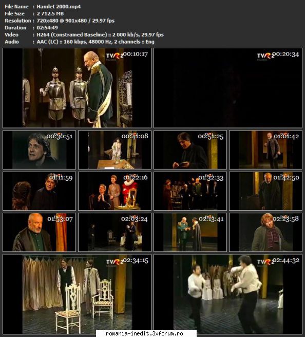 Hamlet (2001) (Teatru TV) - sasadoru - Teatru rom�nesc - Romanian Theater