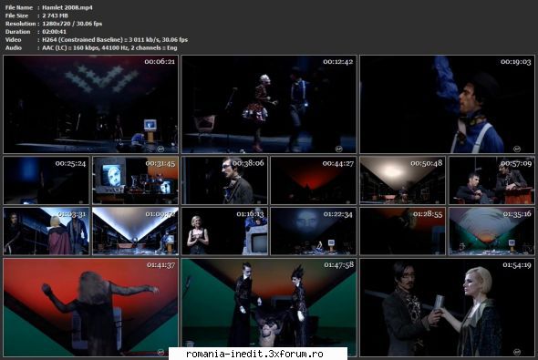 Hamlet (2008) (Teatru TV) - sasadoru - Teatru rom�nesc - Romanian Theater
